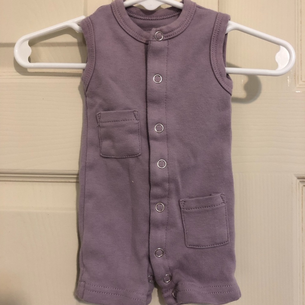 Organic baby romper